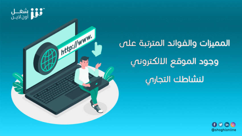 اهمية انشاء موقع الكتروني لنشاطك التجاري